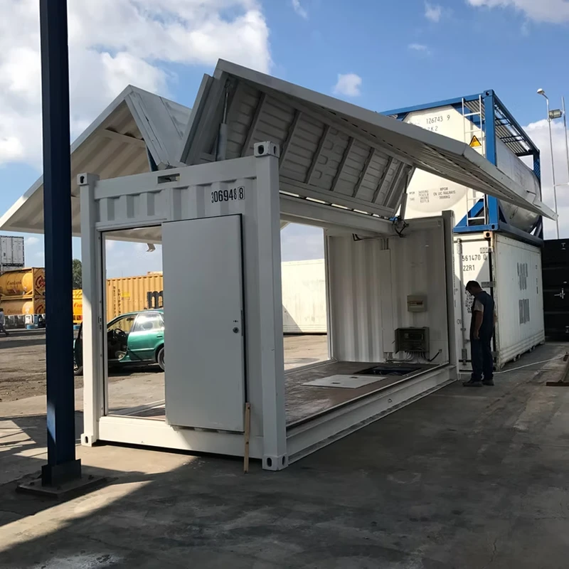 Hydraulická nádoba s bočným otváraním