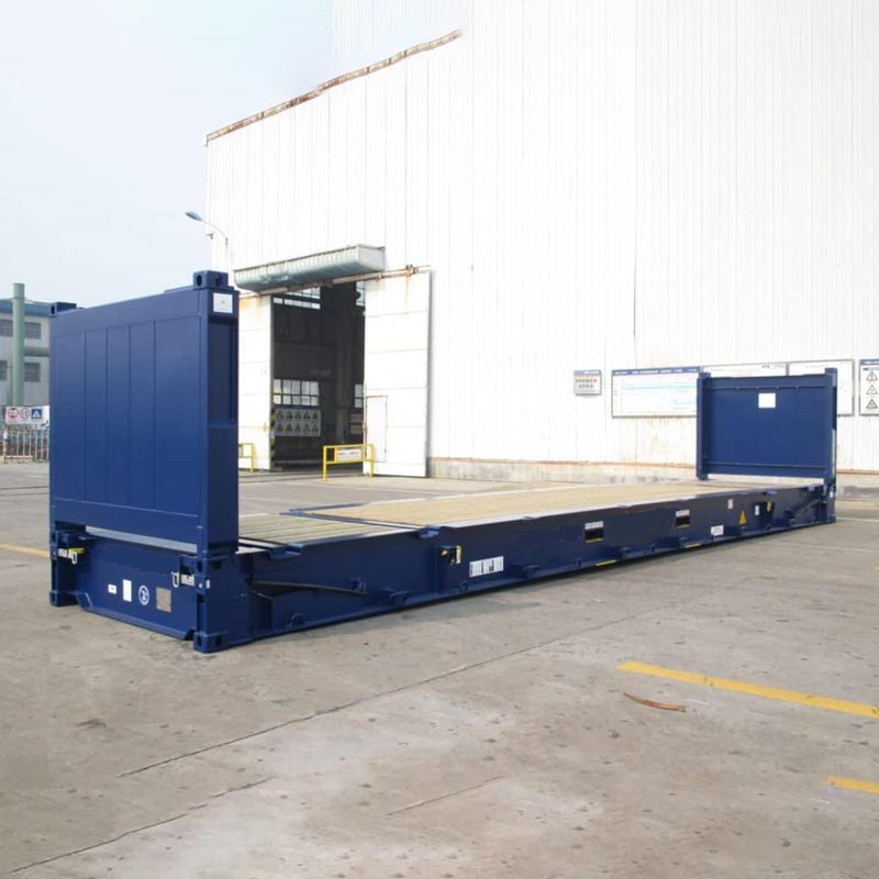 Flat rack container
